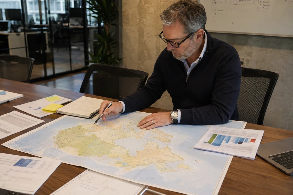 technical team reviewing infrastructure residency and sovereignty choices