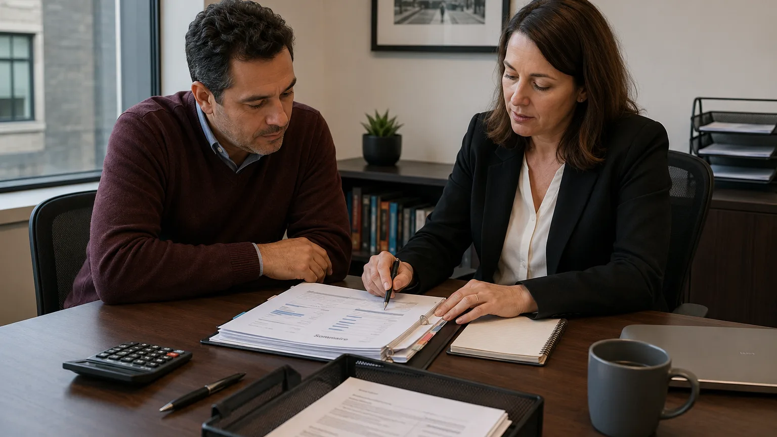 professional-practice principal reviewing client engagement work